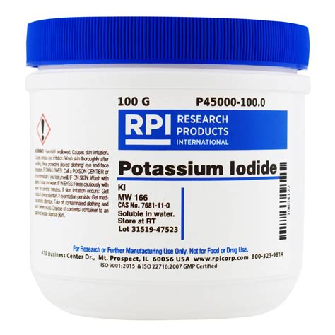 It’s also important to know that <b>potassium</b> <b>iodide</b> pills aren’t a cure-all and don’t offer 100% protection against radioactive iodine. . Walgreens potassium iodide